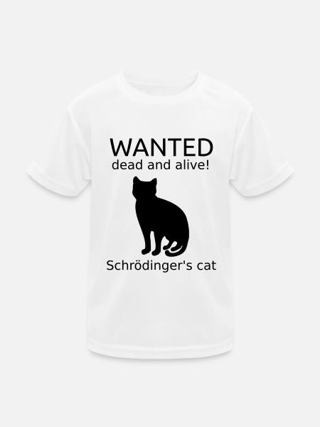 Schrodinger's Cat - Kids Functional T-Shirt - white