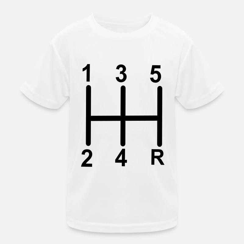Gangschaltung Kinder Funktions-T-Shirt