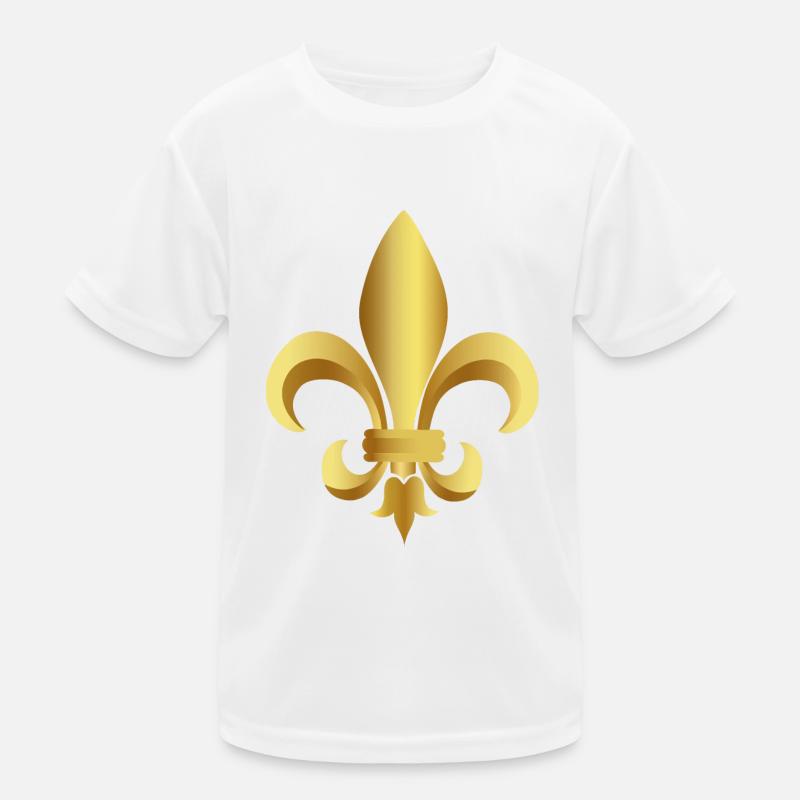 Fleur-de-lis - Kids Functional T-Shirt - white