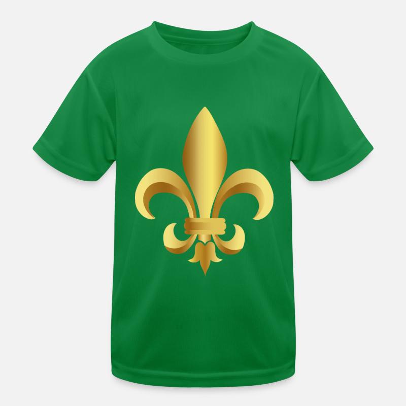 Fleur-de-lis Kids Functional T-Shirt