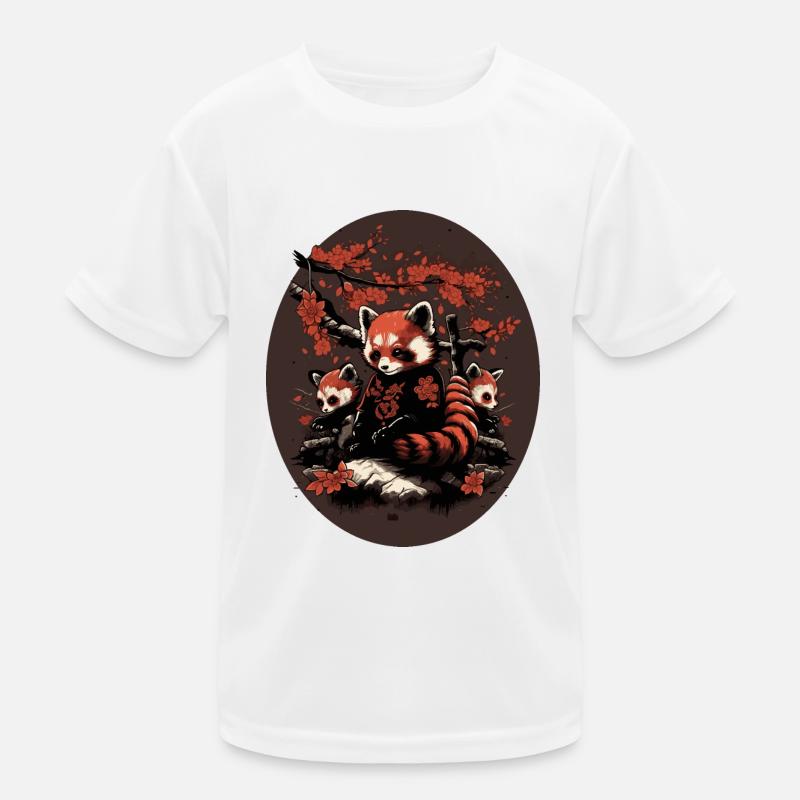 Roter Panda 3 Kinder Funktions-T-Shirt