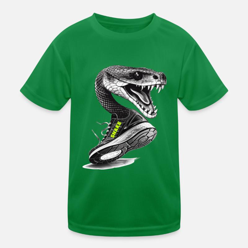 snake Kinder Funktions-T-Shirt