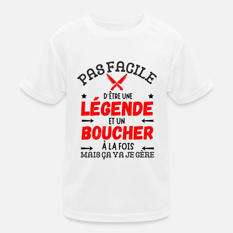 UNE LEGENDE BOUCHER T-shirt sport Enfant