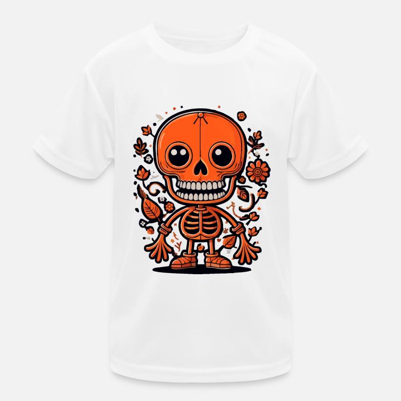 Skeleton Kids Functional T-Shirt