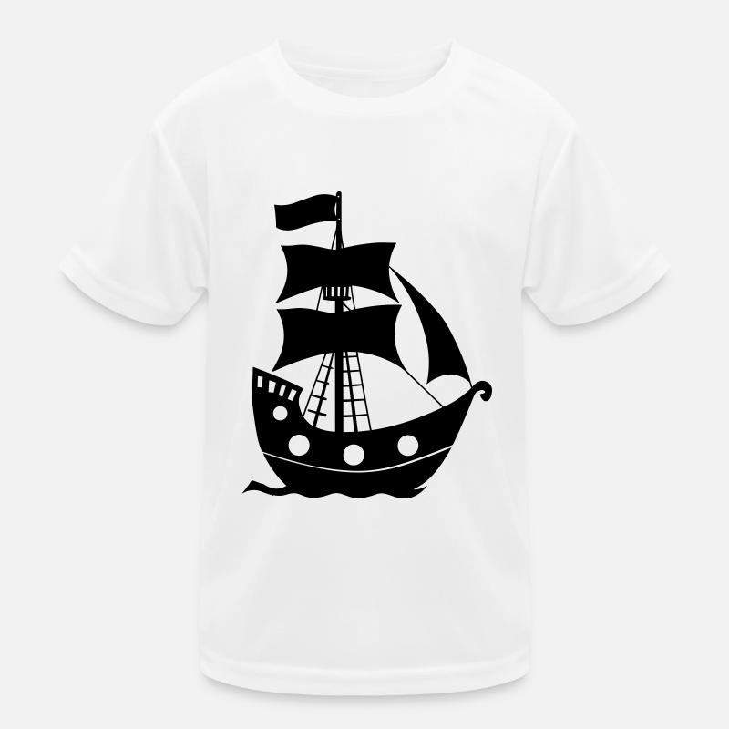 Pirate ship Kids Functional T-Shirt