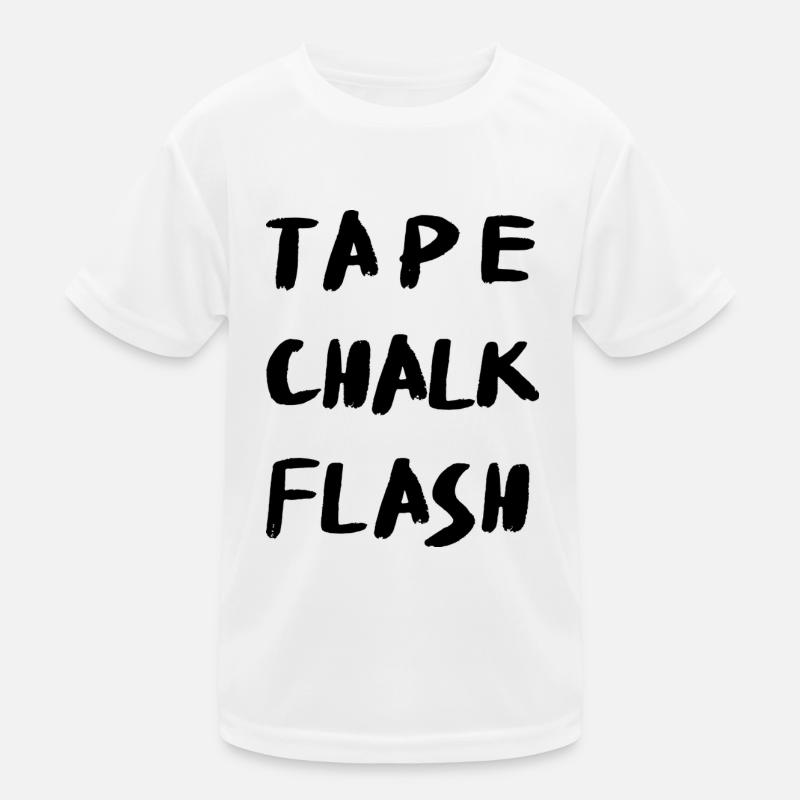 Klebeband Chalk Flash - Boulder Design Kinder Funktions-T-Shirt