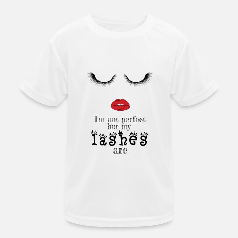 Perfekte Wimpern Kinder Funktions-T-Shirt