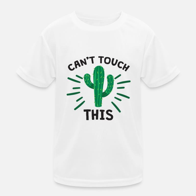 cute (cactus graphic) Can't Touch This Tshirt Kids Functional T-Shirt