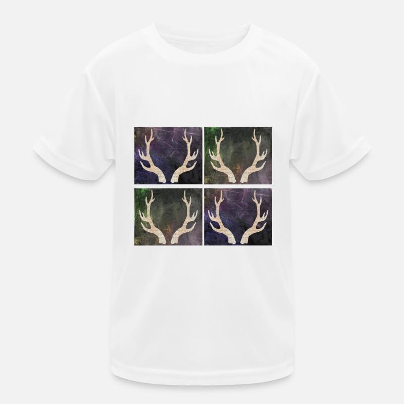 Deer antlers Kids Functional T-Shirt