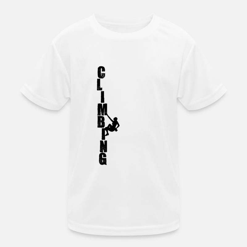 Klettern Kinder Funktions-T-Shirt