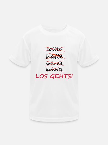 motivation - Kids Functional T-Shirt - white - Front