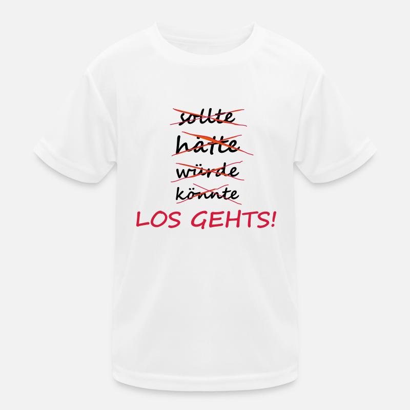 Motivation Kinder Funktions-T-Shirt