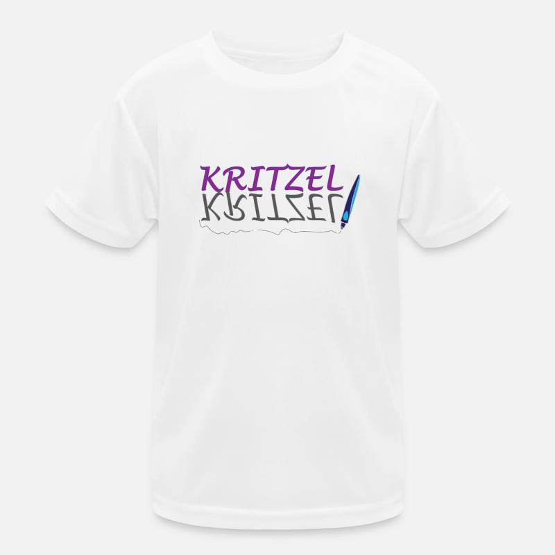 KRITZEL KRITZEL - Draftsman - Writing Kids Functional T-Shirt