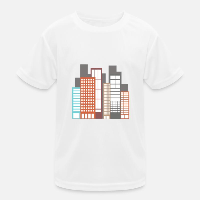 Gebäude Kinder Funktions-T-Shirt