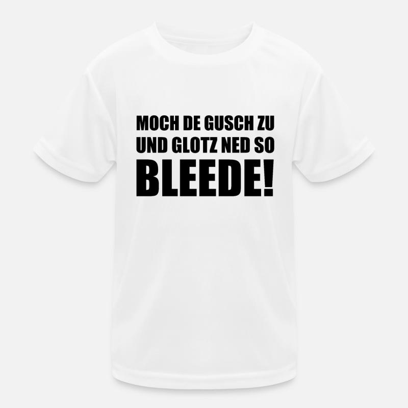 Phrase amusante Ossi saxon dialecte Saxe T-shirt sport Enfant