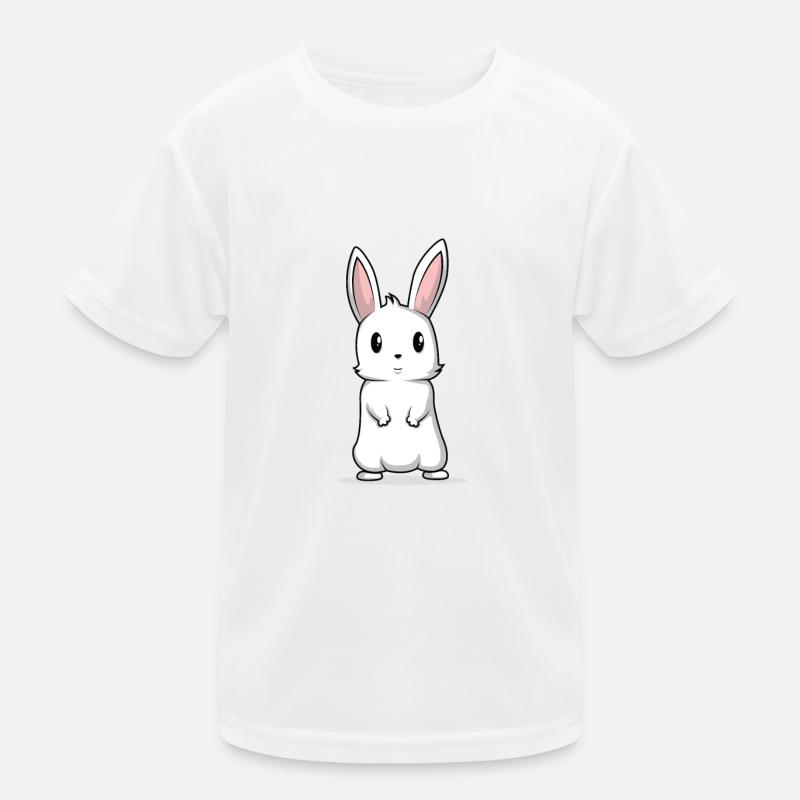Bunny bunny cute fluffy gift Kids Functional T-Shirt