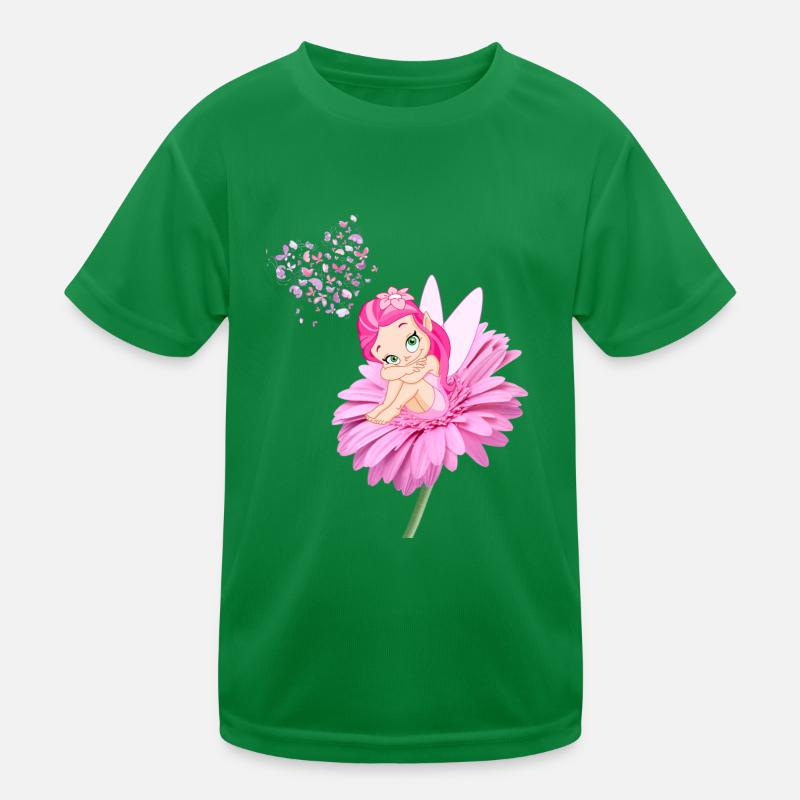 Papillons de fleurs de fée T-shirt sport Enfant
