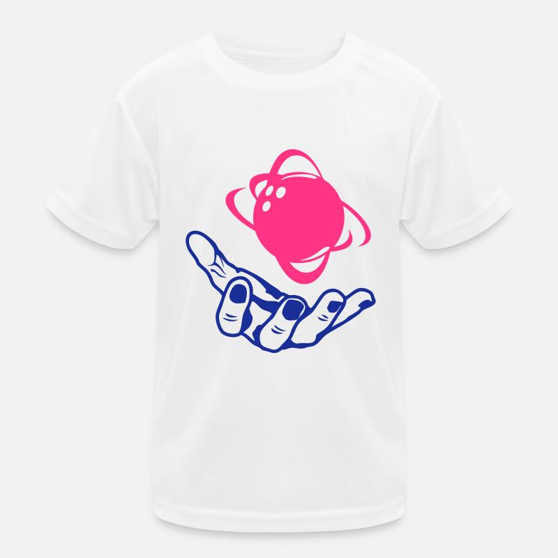 open hand bowling Kids Functional T-Shirt