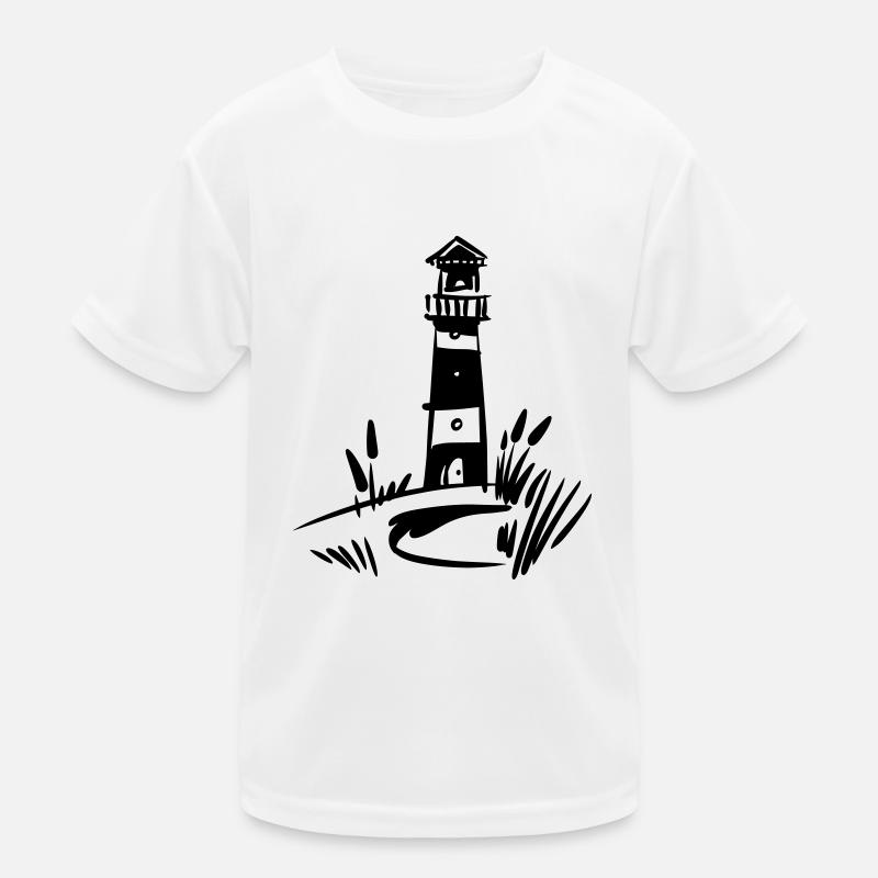 Leuchtturm Design klassisch Kinder Funktions-T-Shirt