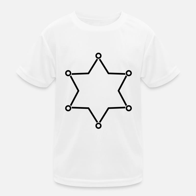 Sheriff star frame Kids Functional T-Shirt