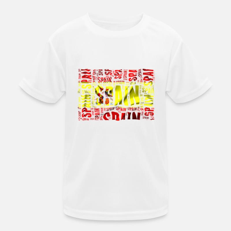 Spain Kids Functional T-Shirt