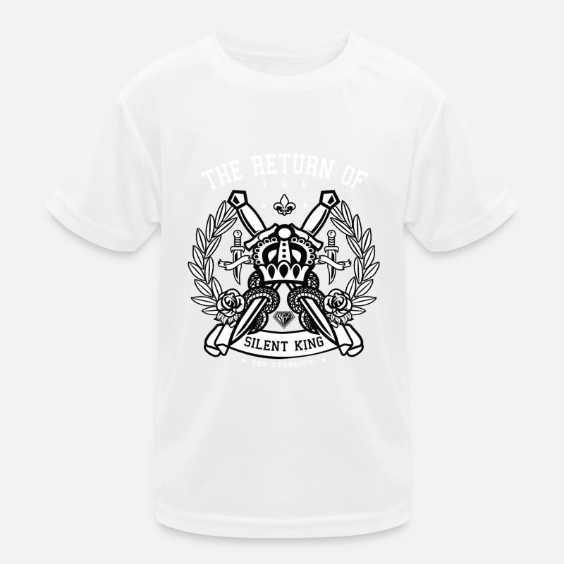 Crown - Kinder Funktions-T-Shirt - Weiß