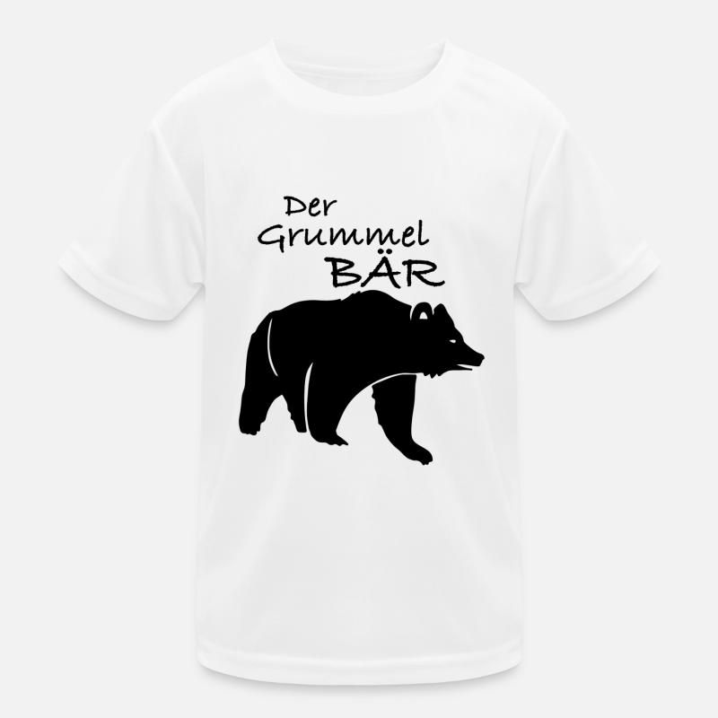 Der Grummel Bär Kinder Funktions-T-Shirt