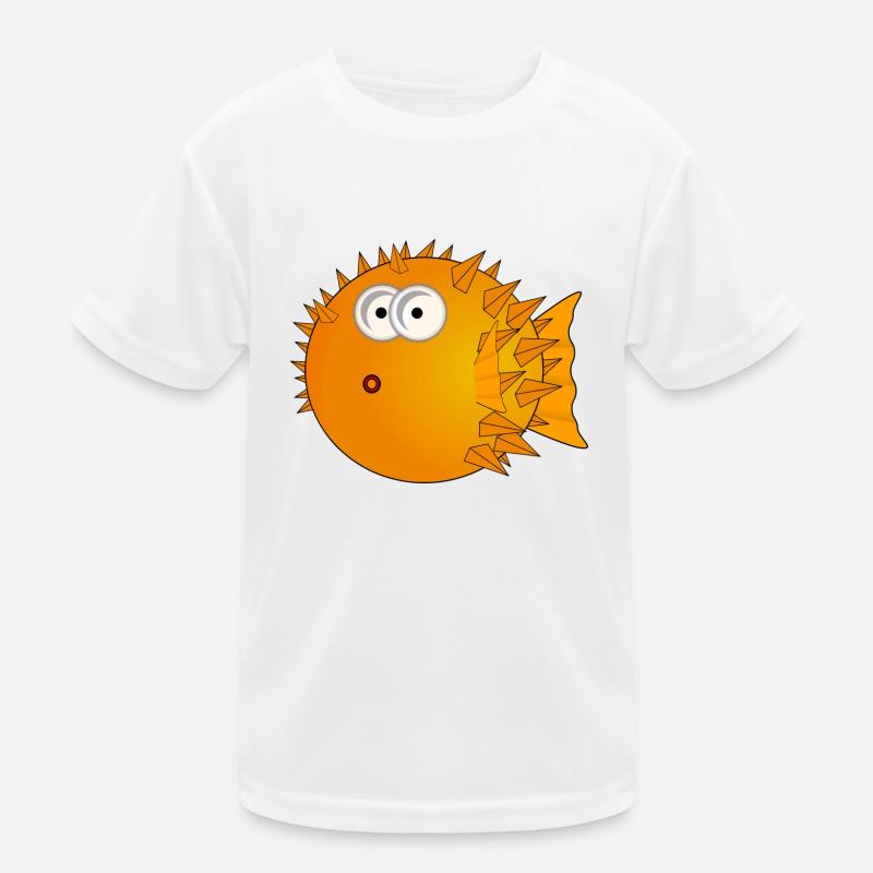 kugelfisch Kinder Funktions-T-Shirt
