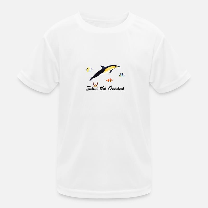 Save the Oceans Kids Functional T-Shirt