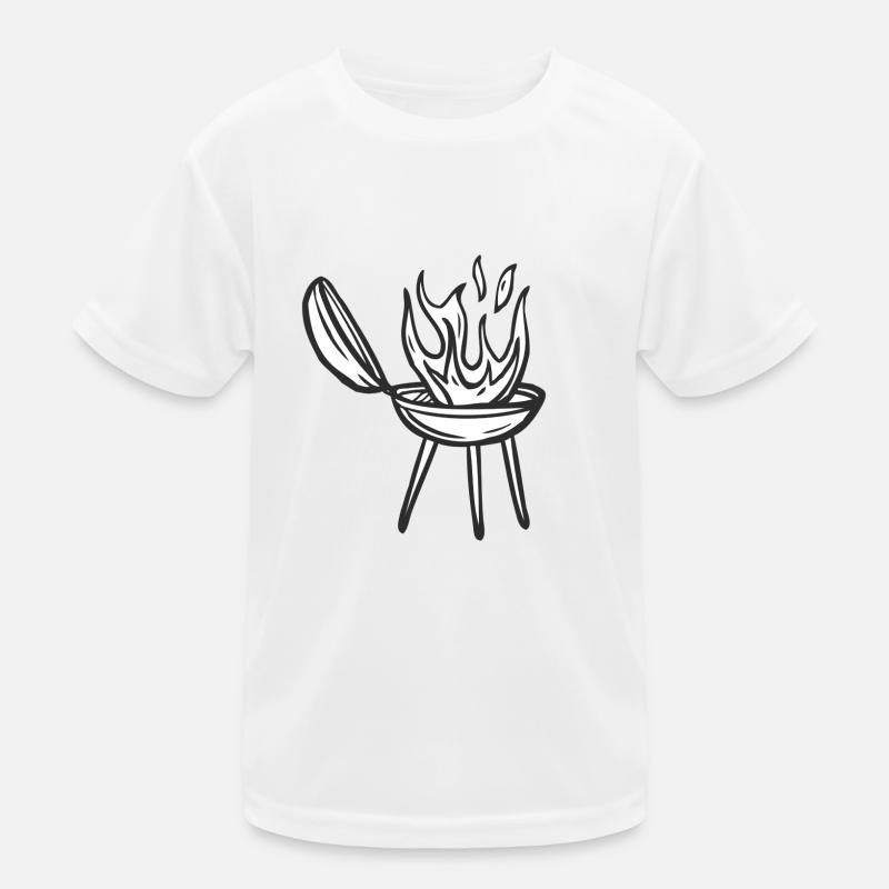 Grill Kinder Funktions-T-Shirt