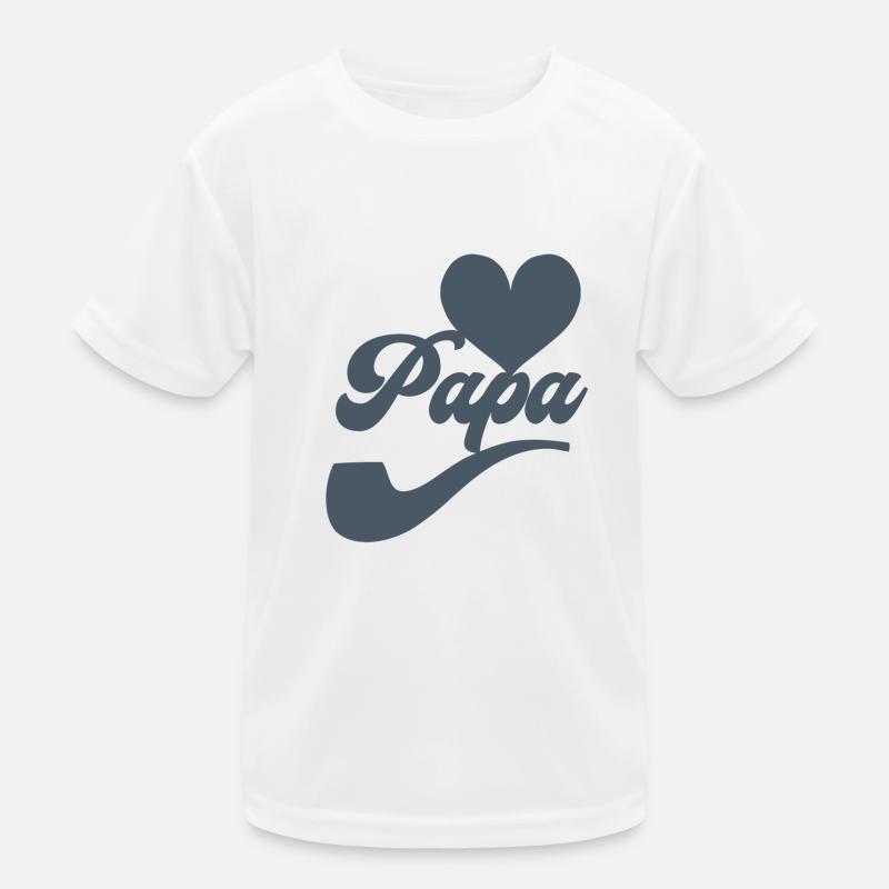J'aime papa T-shirt sport Enfant