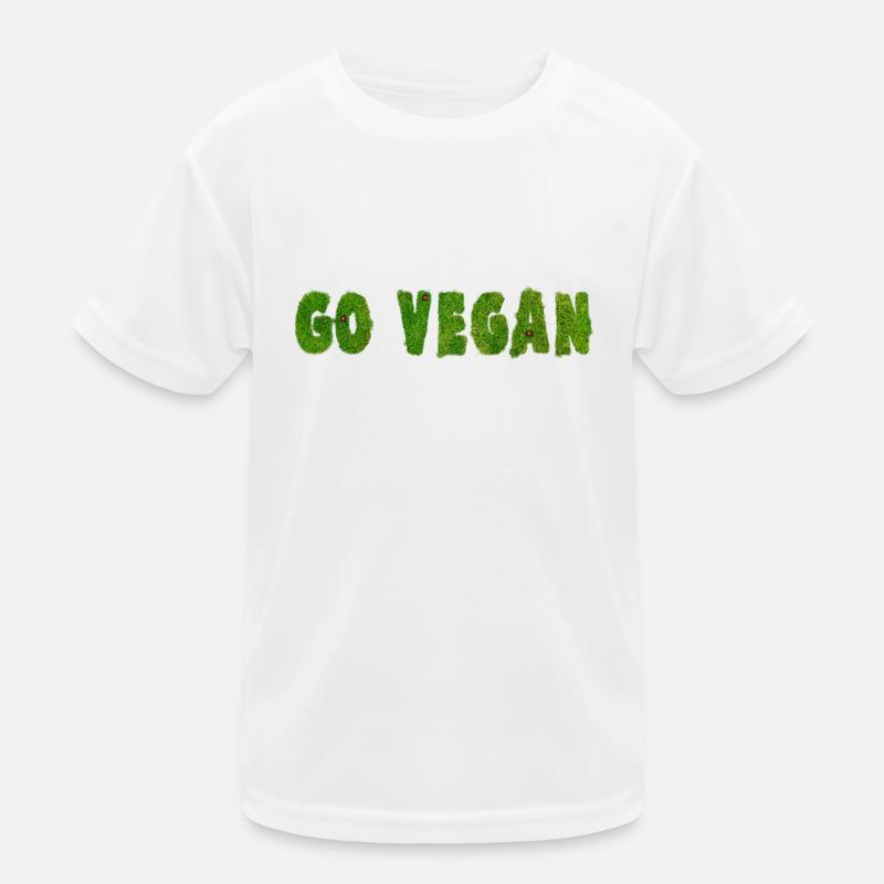 Go Vegan - Déclaration T-shirt sport Enfant