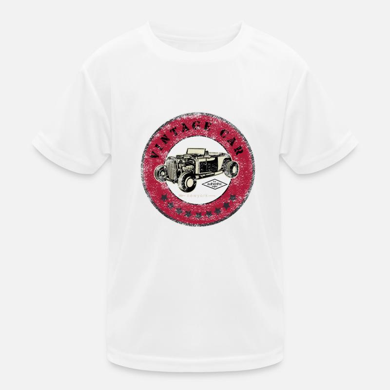Oldtimer Auto Kinder Funktions-T-Shirt