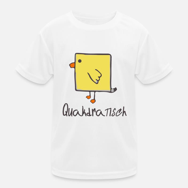 Quakdratisch Kinder Funktions-T-Shirt