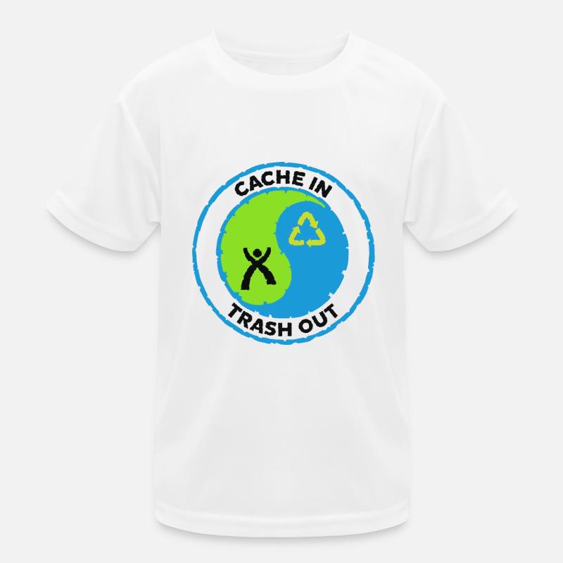 Cache in Trash out Kinder Funktions-T-Shirt