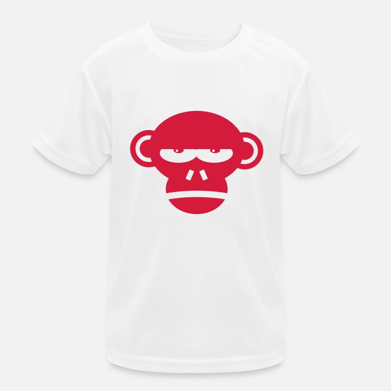 Cooles Grumpy Monkey Face Geschenk Geschenkidee Kinder Funktions-T-Shirt