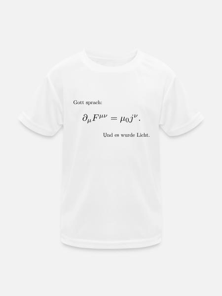 Création par Maxwell - T-shirt sport Enfant - blanc - Devant