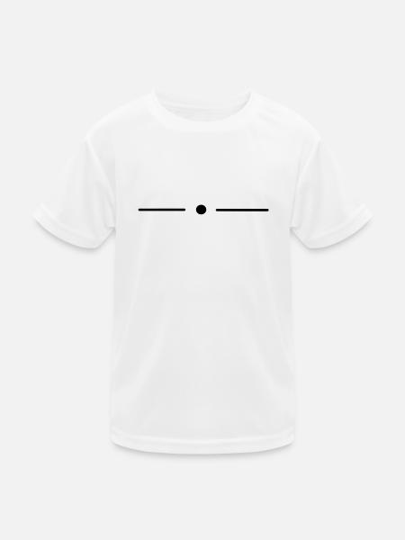 Point - Kids Functional T-Shirt - white - Front
