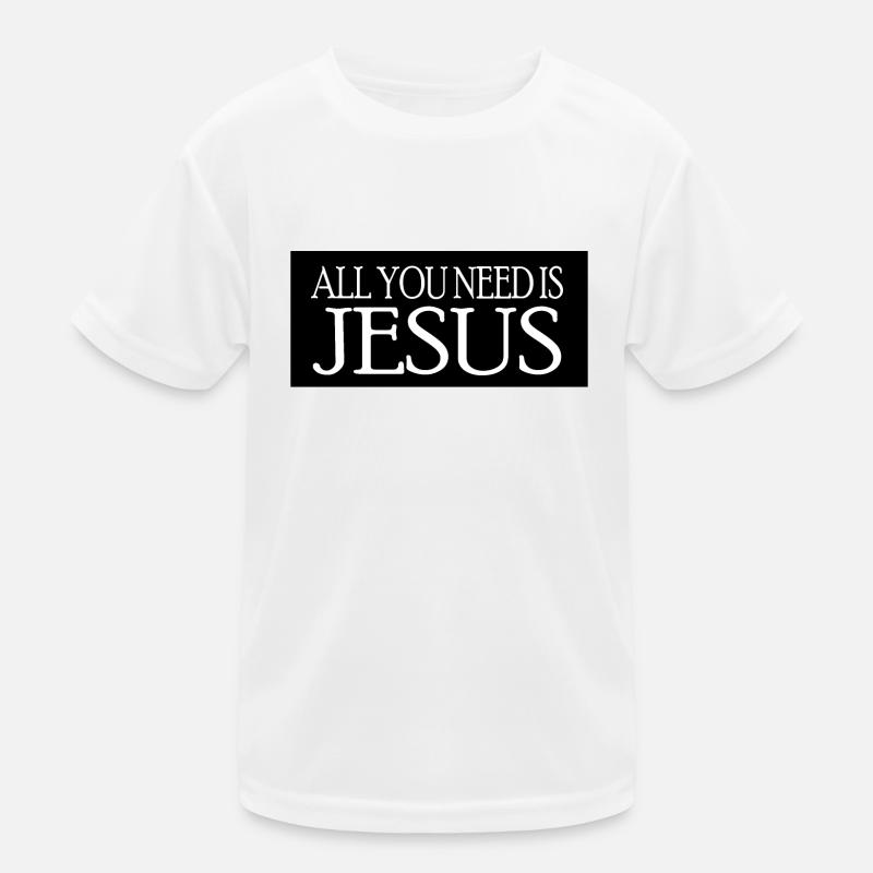 Jésus Christ Dieu Foi T-shirt sport Enfant