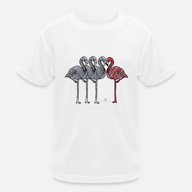 Ich bin ein Flamingo, ich darf das... Kinder Funktions-T-Shirt