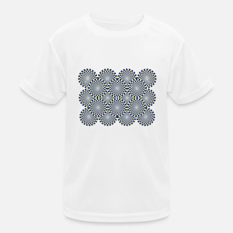 Optical illusion Optical illusion Psychedelic Kids Functional T-Shirt
