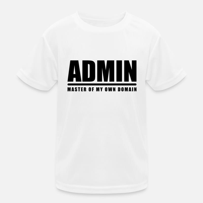 Admin administrator domain master master website Kids Functional T-Shirt
