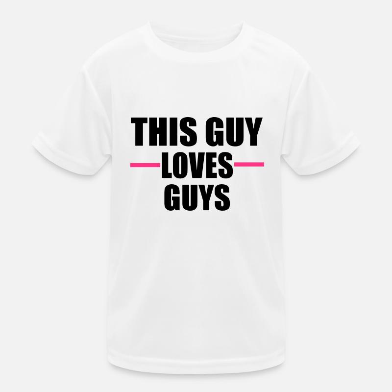 fierté gai T-shirt sport Enfant