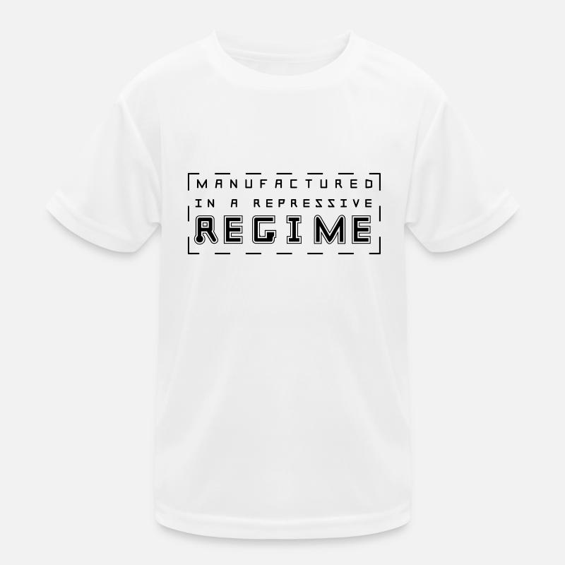 Manufactued is a Repressive Regime Kinder Funktions-T-Shirt