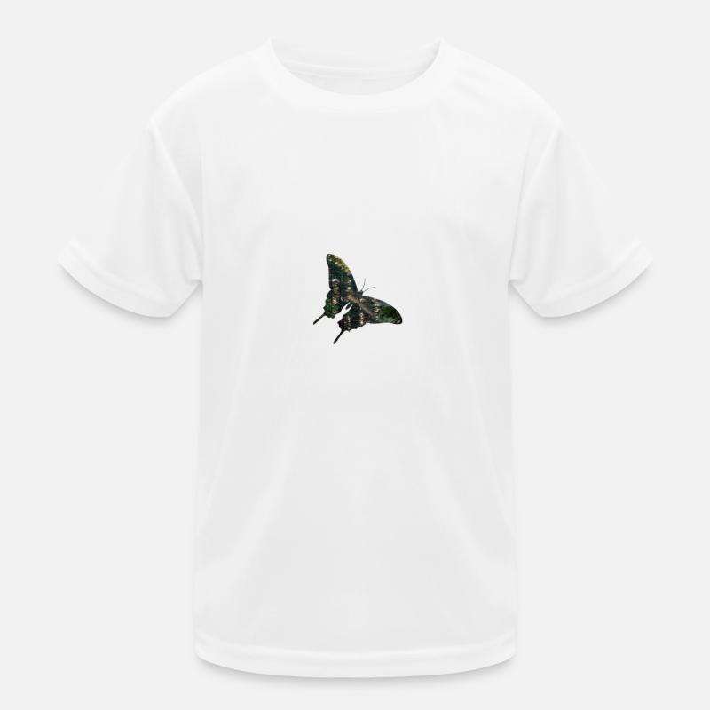 Forêt de papillons T-shirt sport Enfant