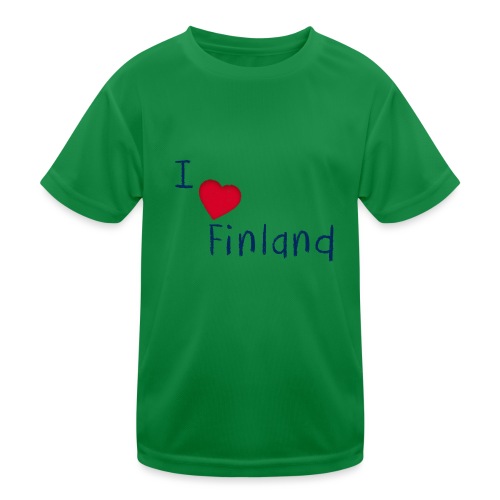 I Love Finland - Lasten tekninen t-paita