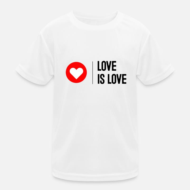 Love is Love Kids Functional T-Shirt