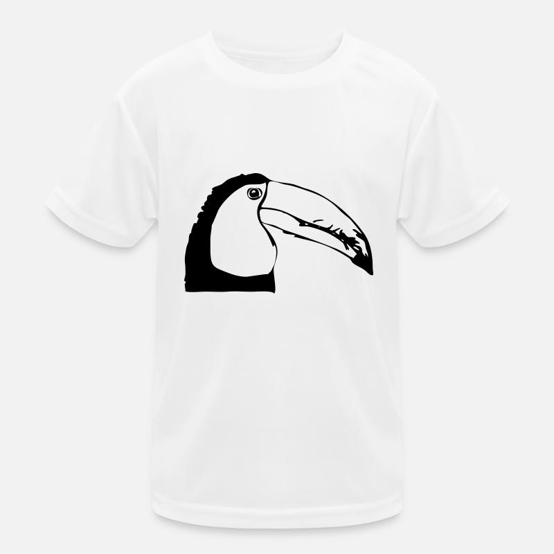 Tukan im Profil Kinder Funktions-T-Shirt