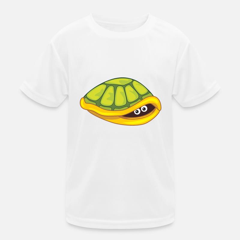 Drôle de peau de tortue effrayée T-shirt sport Enfant