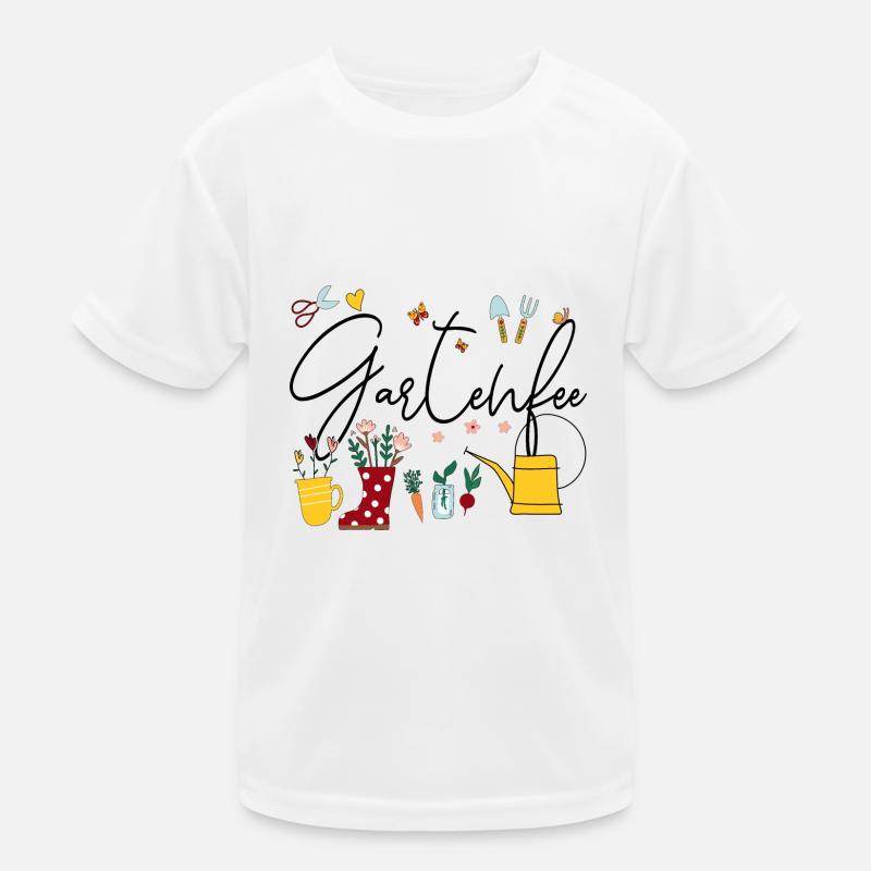 Gartenfee Garten Gartenarbeit Gartenbau Geschenk Kinder Funktions-T-Shirt